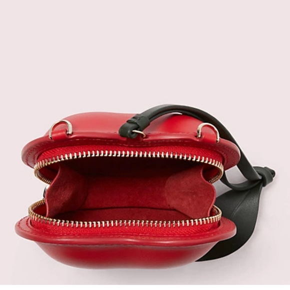 Kate Spade Novelty Picnic micro cherry crossbody handbag purse - Picture 5 of 8